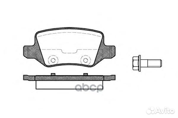 Колодки тормозные 081800 Remsa