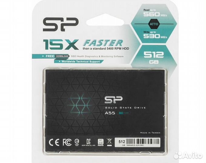 SSD диск 512гб Silicon Power 2.5