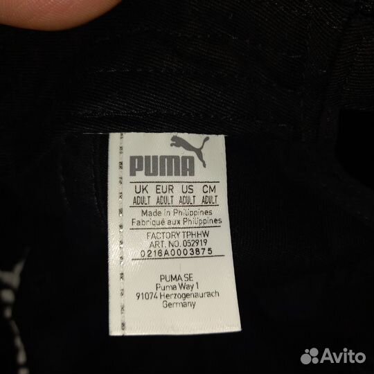 Бейсболка puma