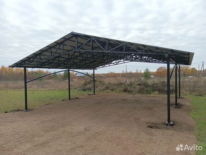 Навесы из профнастила