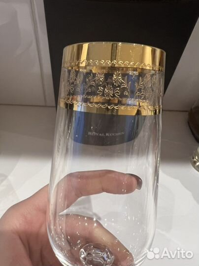 Фужеры бокалы богемия