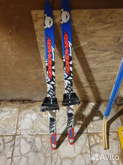 Беговые лыжи детские 100