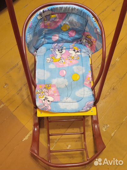 Санки с ручкой