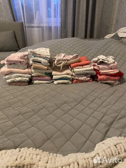 Вещи пакетом на девочку с 0-6 месяцев