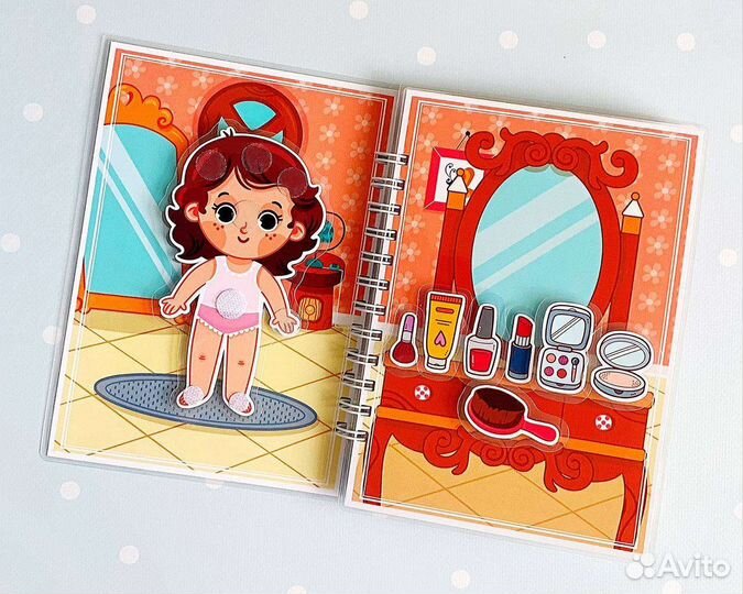 Книжка на липучках одевайка