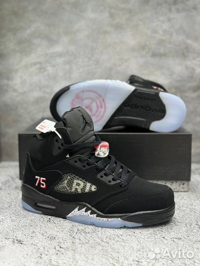 Nike Air Jordan 5 Черные