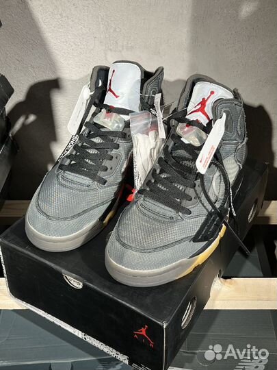 Кроссовки Nike Air Jordan 5 Off-White