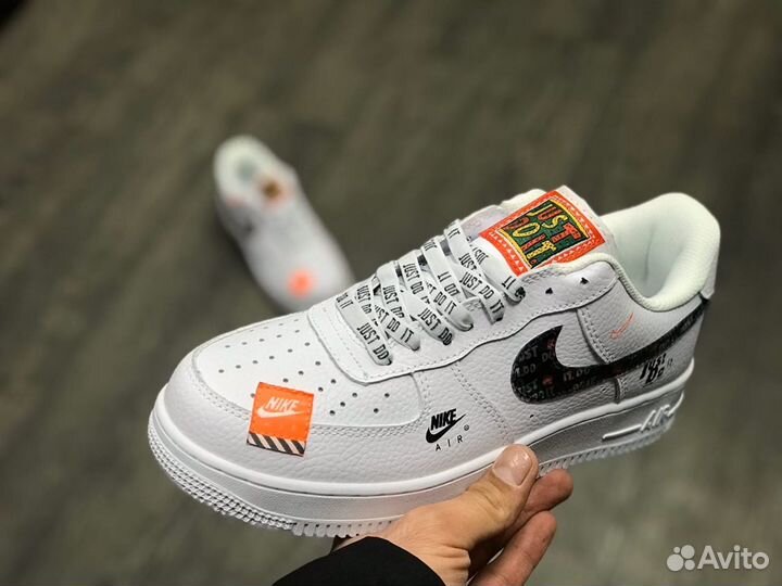 Кроссовки Nike Air Force 1 Just Do IT White