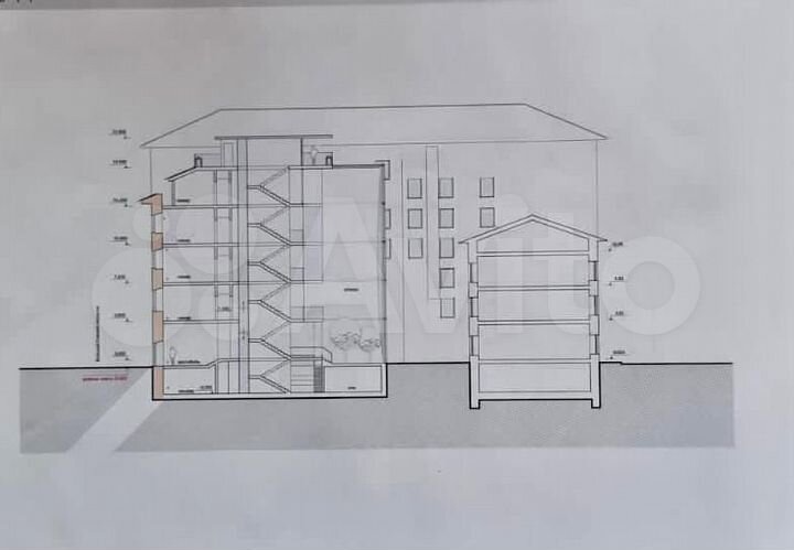Под офис,гостиницу 1225 кв.м. в цао
