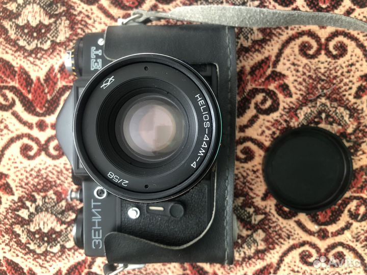 Фотоаппарат zenit et с обьективом helios 44m-4