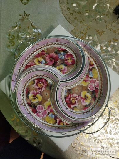 Менажница фарфор