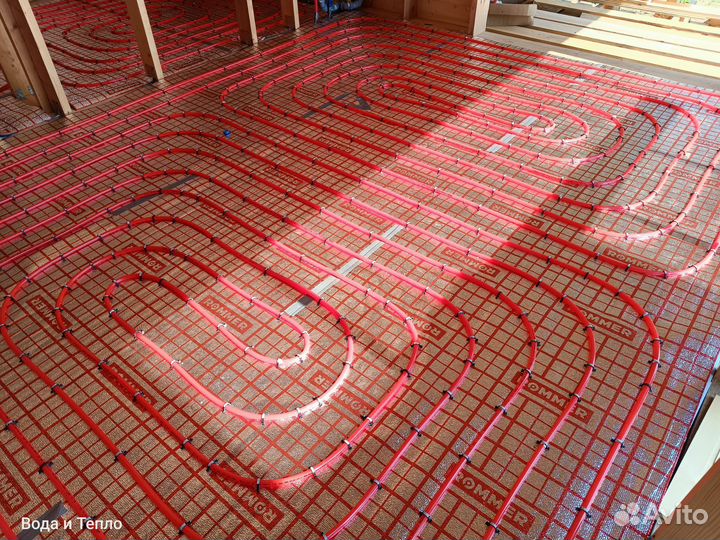 Теплый пол, радиаторы, котельная под ключ