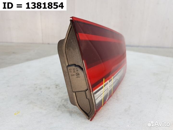 Фонарь задний левый внутренний BMW X1 F48 бмв