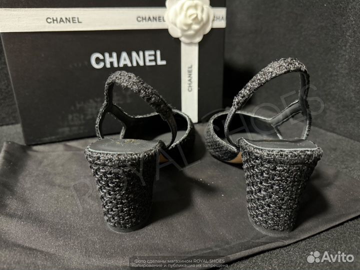 Туфли женские Chanel на каблуке 6.5 см