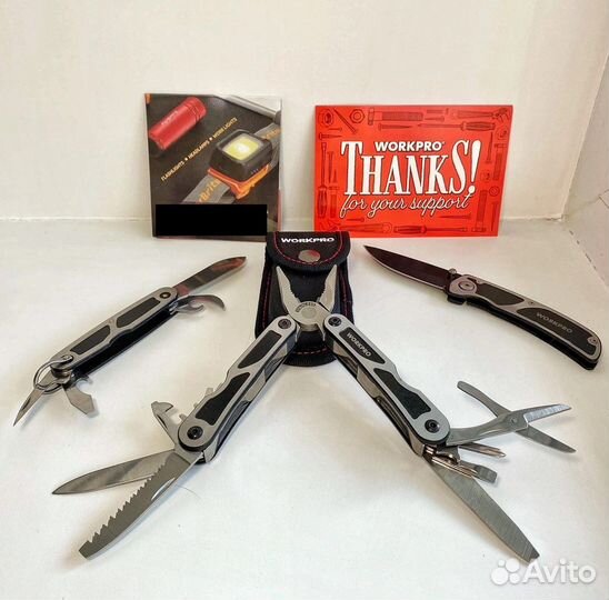 Набор инструментов Workpro мультитул