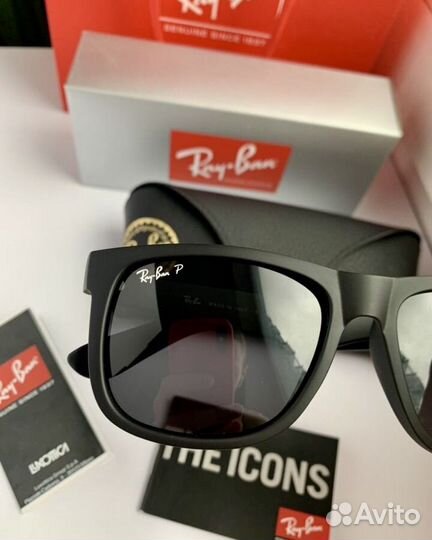 Очки ray ban justin polaroid полароид