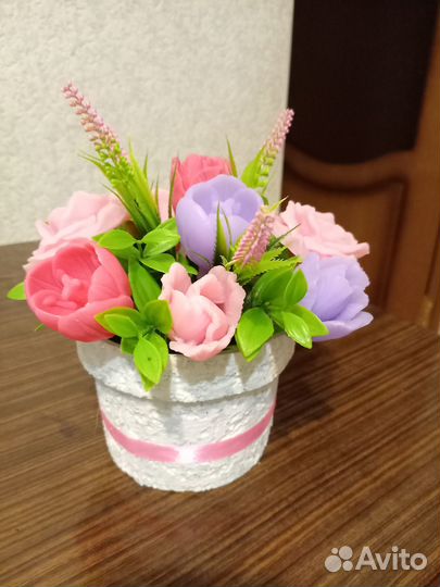 Букет из мыла 