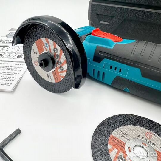 Мини ушм болгарка Макита 2 аккумулятора 12V (Арт.13770)