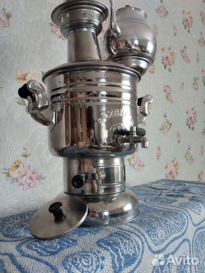Самовар на дровах и угле