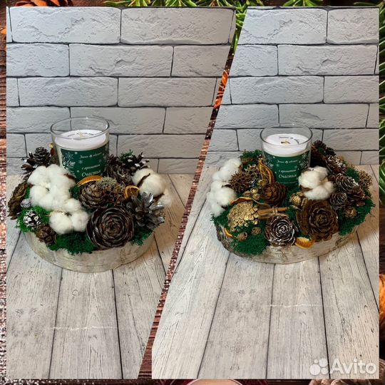 Подсвечник/ интерьерный декор