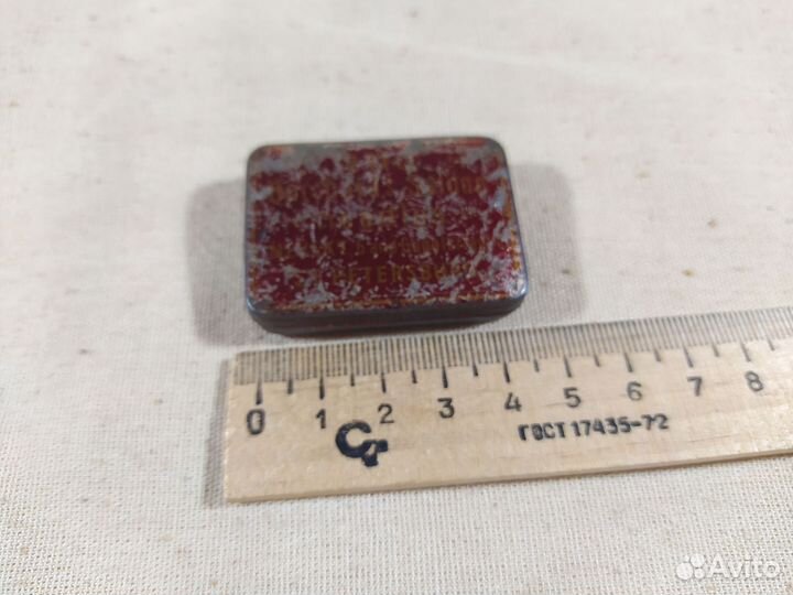 Дореволюционная коробочка под иглы для патефона