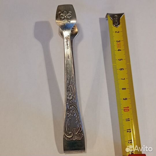 Серебряная ложка-совочек 875 Звезда. 43К. СССР