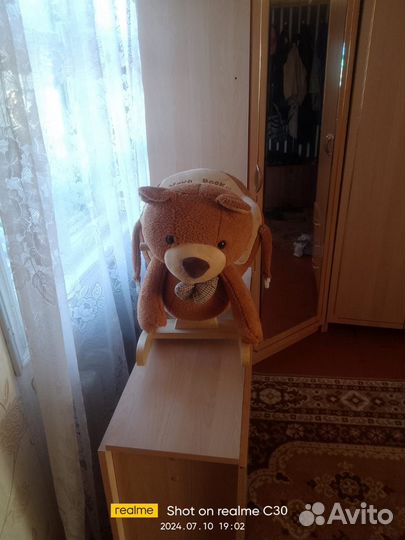 Детская качалка мишка