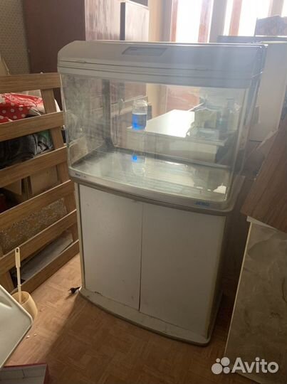 Аквариум с тумбой и подсветкой на 200л