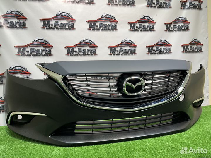 Бампер передний Mazda 6 gj 2015-2018 в сборе