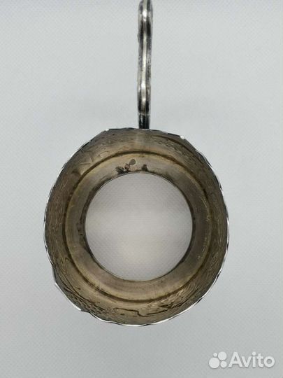 Подстаканник серебро богатырь в дозоре