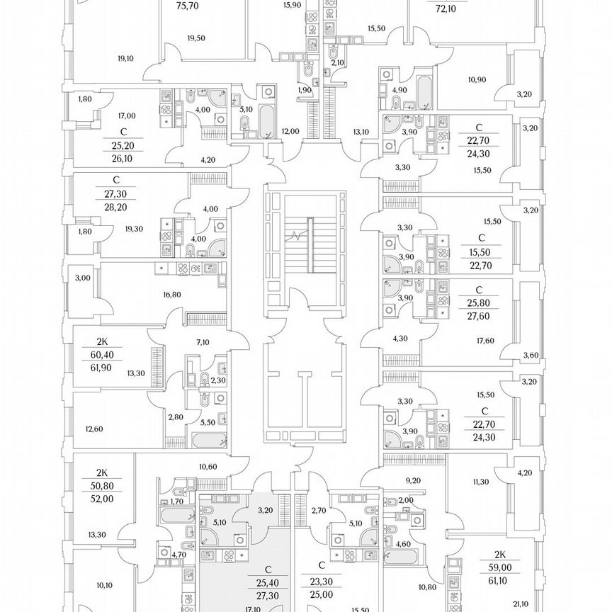 Квартира-студия, 27,3 м², 5/13 эт.