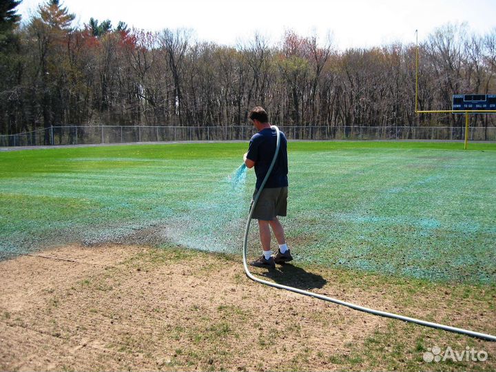 Гидропосев газона