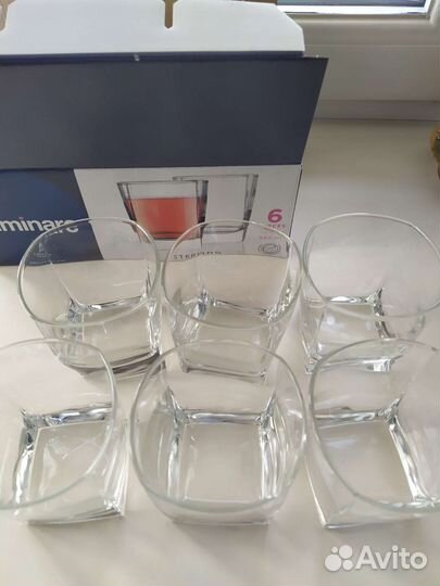 Новый набор стаканов Люминарк, кружки для пива