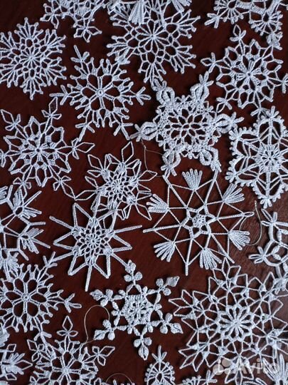 Набор снежинок 10 шт