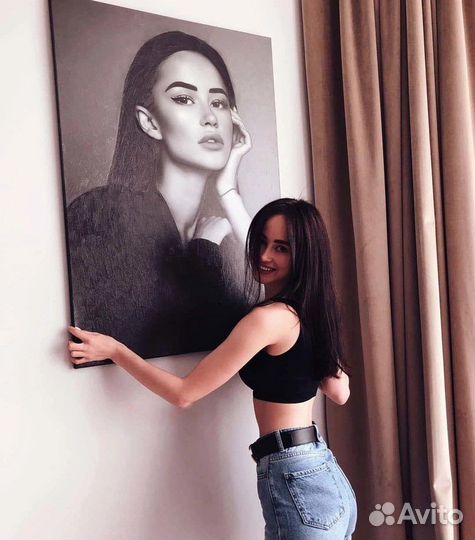 Портрет на холсте по фото Брянск