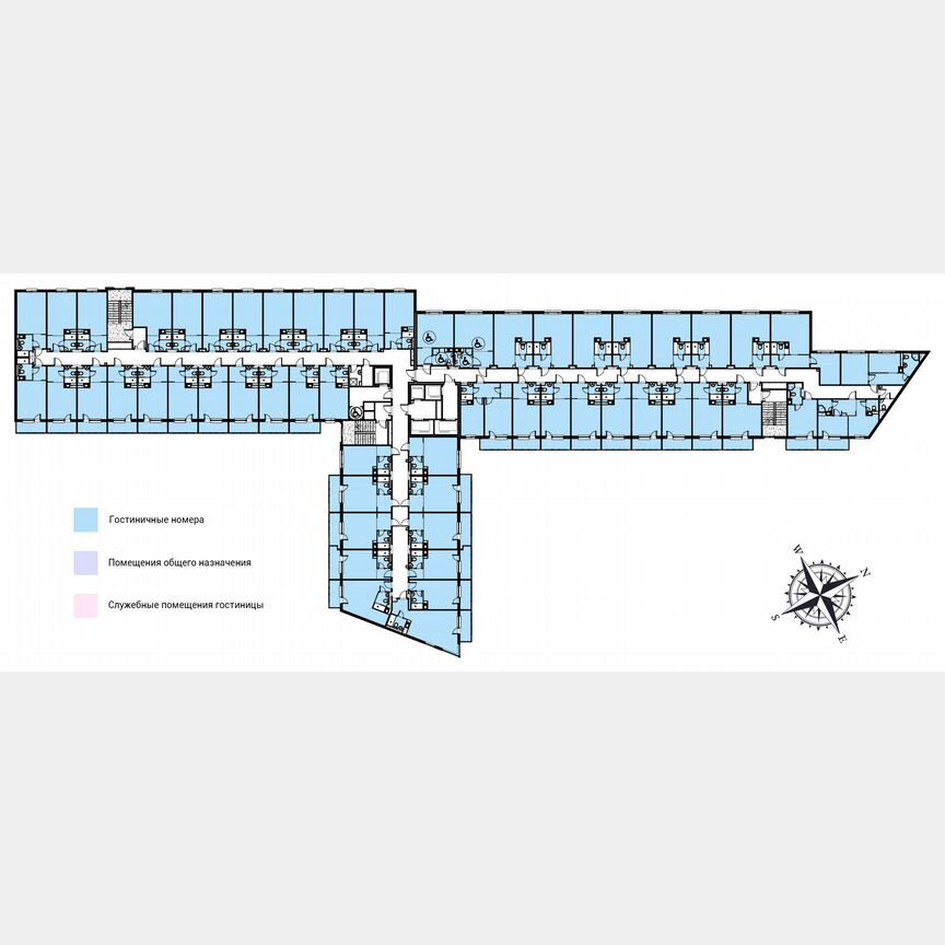 1-к. апартаменты, 22,6 м², 6/13 эт.