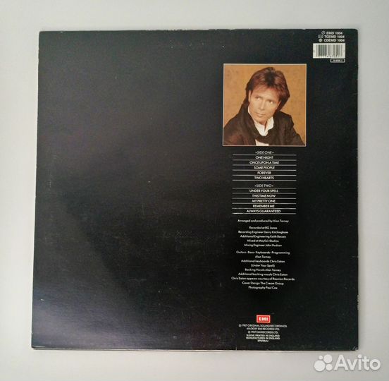 LP Cliff Richard–Always Guaranteed/ UK 1987