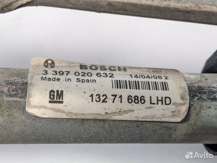 Трапеция дворников Opel Astra H купе 2008