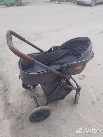 Коляска-трансформер 2в1 Luxmom V9, серая