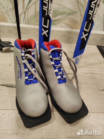Лыжи беговые детские 160 с ботинками