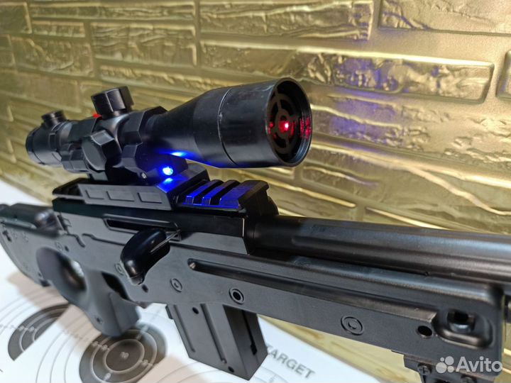 Детская снайперская винтовка с лазером новая
