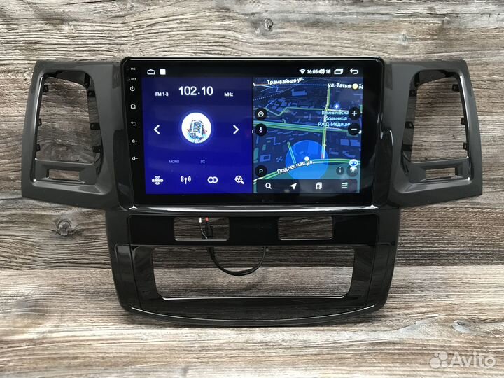 Магнитола Toyota Hilux 2/32GB 8 ядер, 4G модем