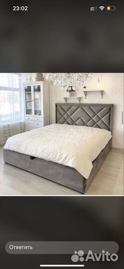 Кровать двухспальная 180 200 с ящиками