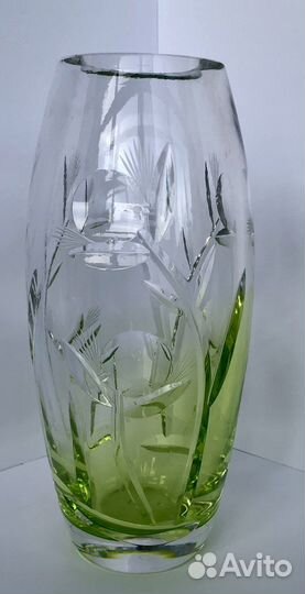 Ваза Конфетница цветное стекло СССР