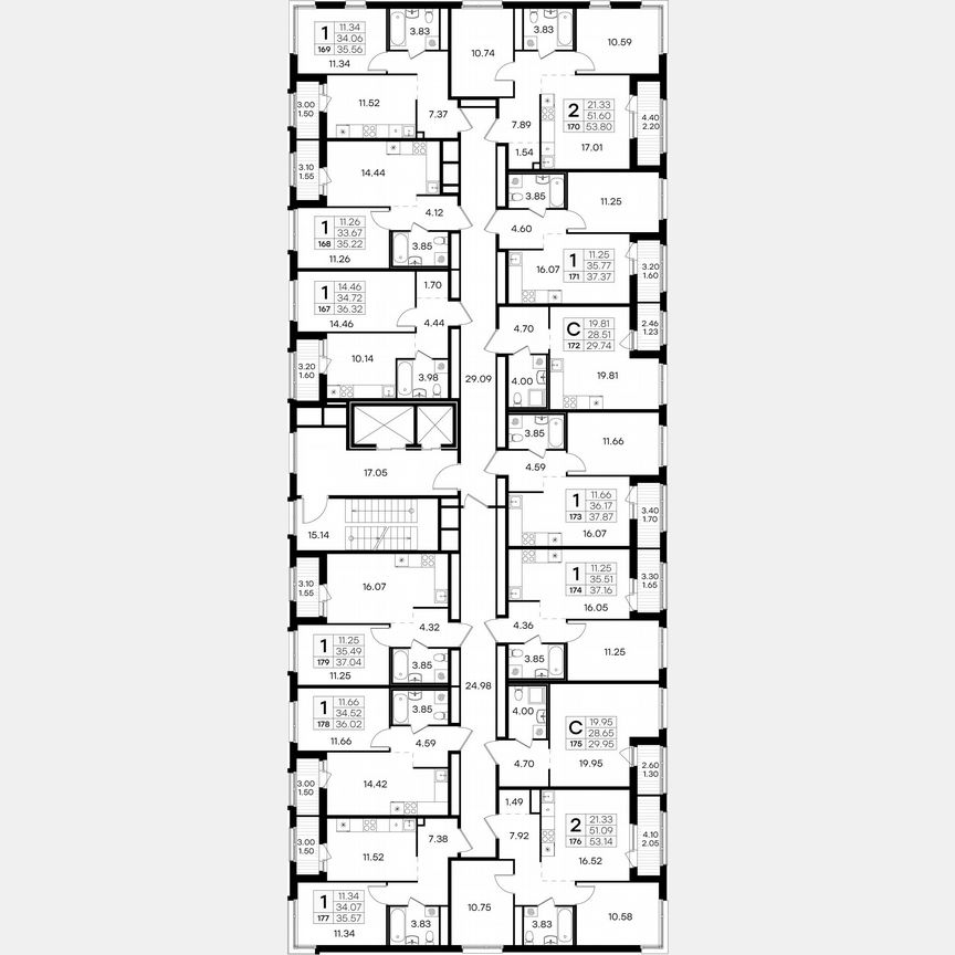 1-к. квартира, 37 м², 14/15 эт.