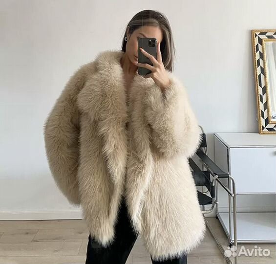 Шуба эко женская