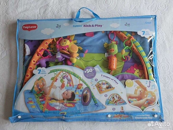 Развивающий коврик Tiny love Зоосад