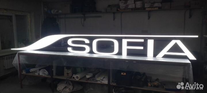 Вывески наружная реклама световые буквы кроба