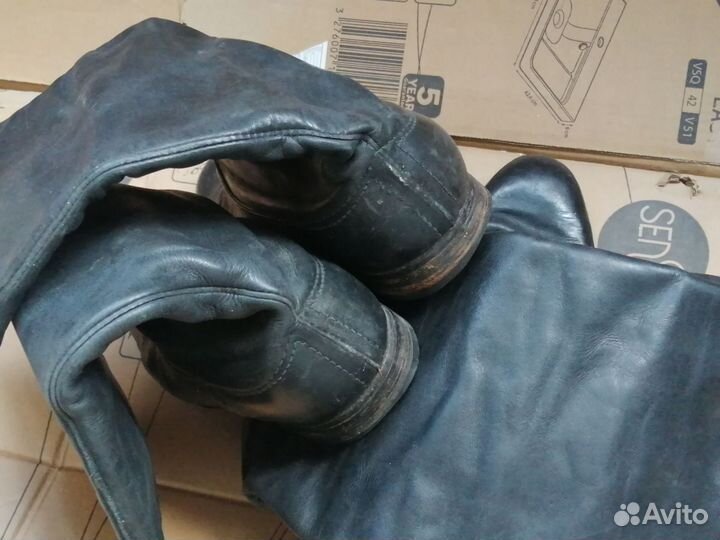 Сапоги офицерские хромовые Североход СССР кожа