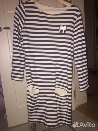Платье полосатое